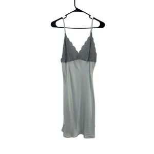 Julianna Rae Silk Elegant Lace‎ Chemise Silk Gown Sz L